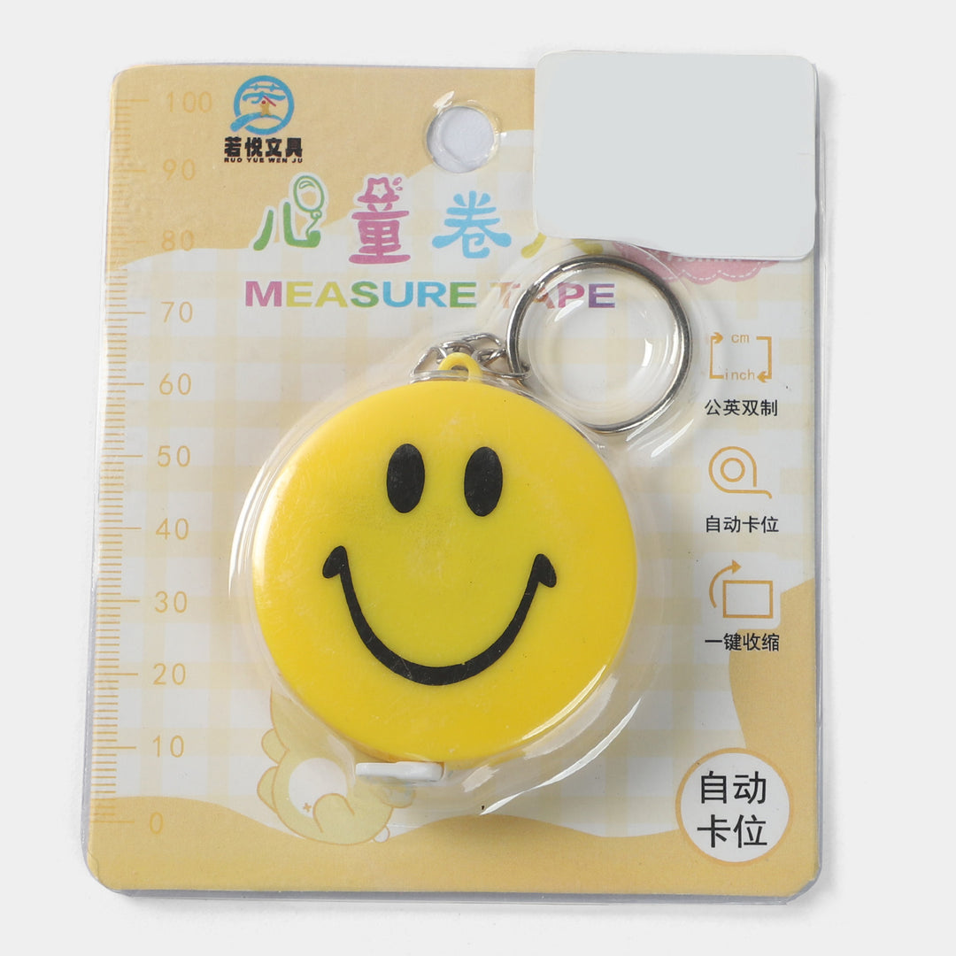 Measuring Tape Retractable Dual Sided In/Cm Keychain