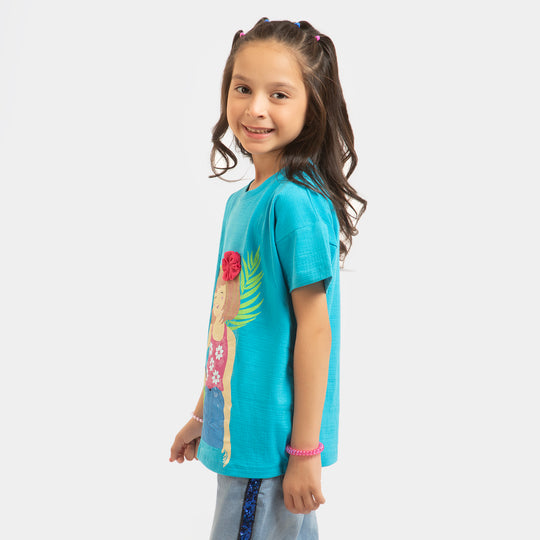 Girls T-Shirt Flower Girl - Hawaiian O