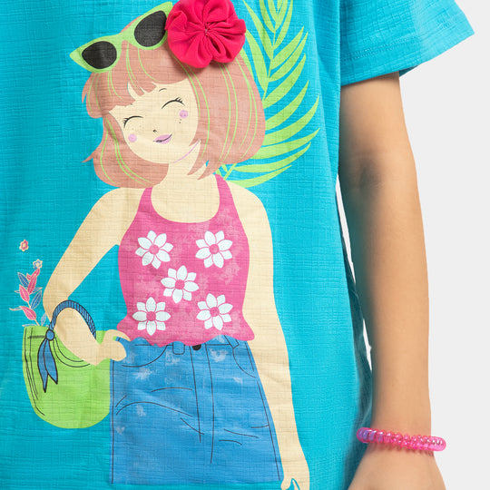 Girls T-Shirt Flower Girl - Hawaiian O