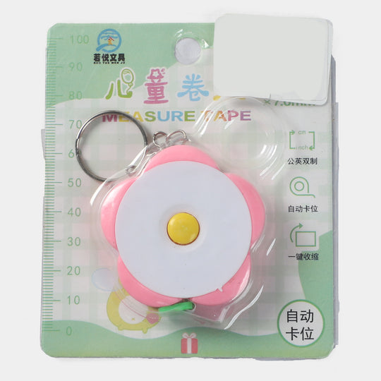 Measuring Tape Retractable Dual Sided In/Cm Keychain