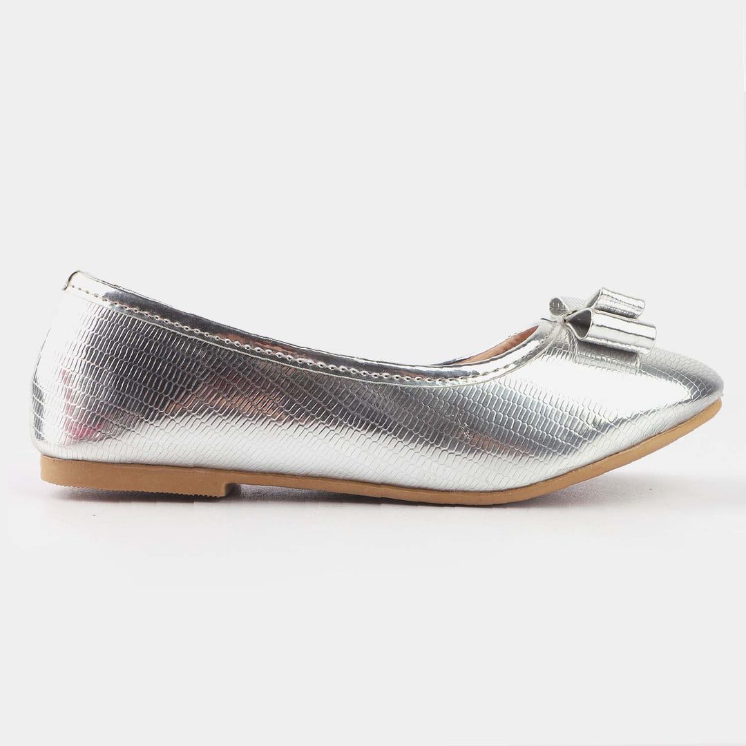 Girls Pumps 203-73-SILVER
