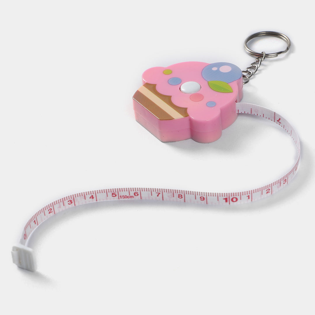 Measuring Tape Retractable Dual Sided In/Cm Keychain