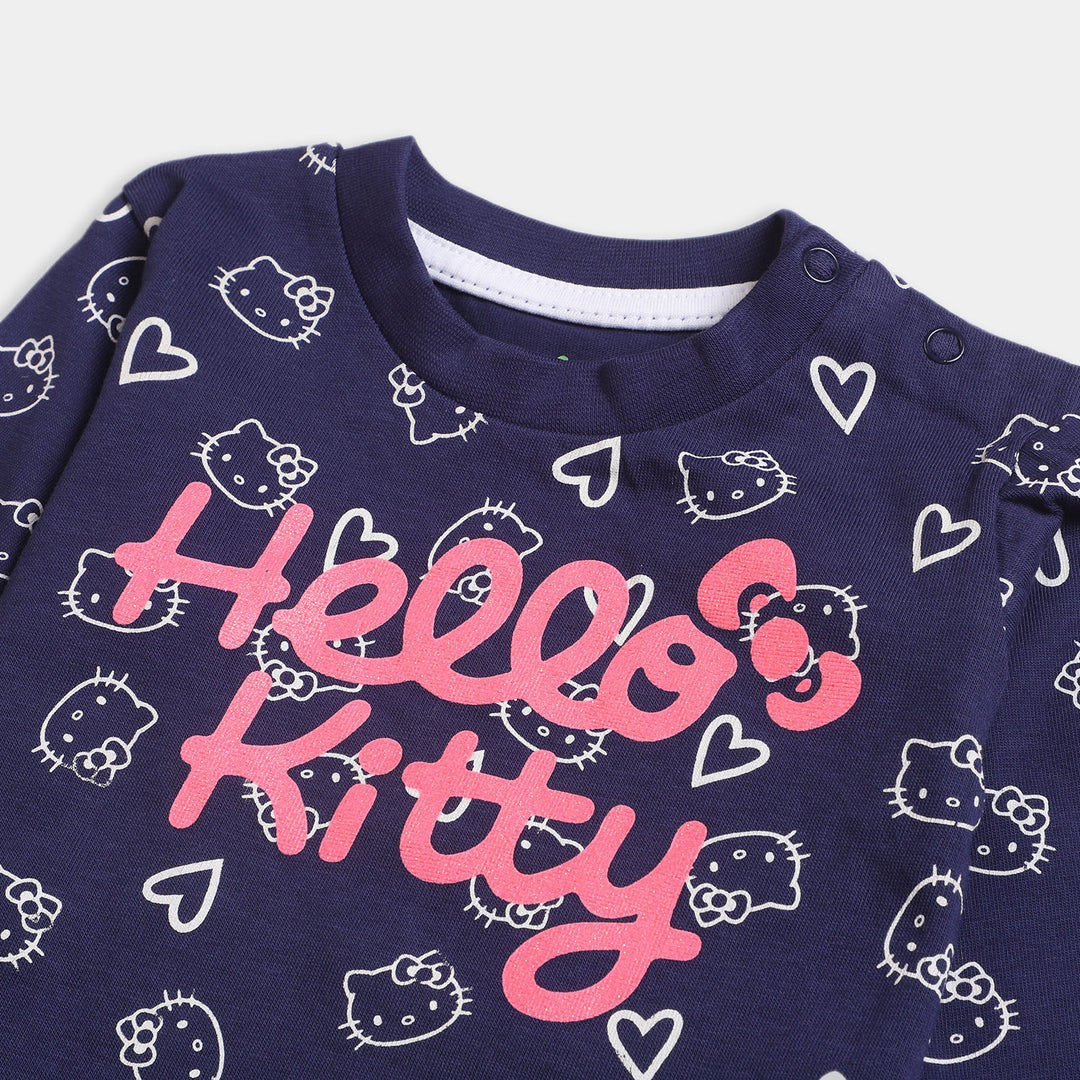 Infant Girls T-Shirt Character - NAVY