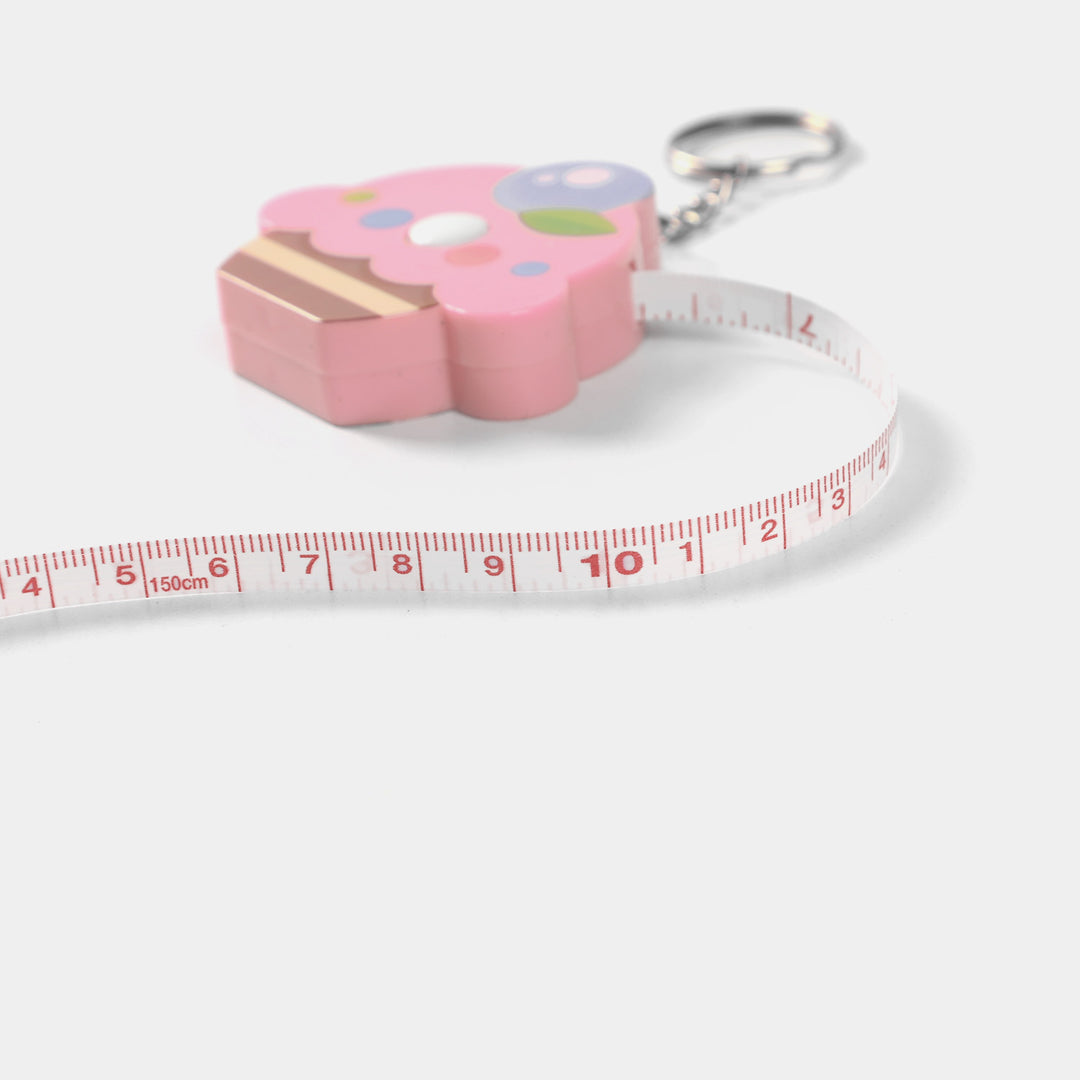 Measuring Tape Retractable Dual Sided In/Cm Keychain