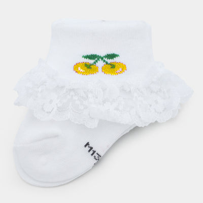 Baby Cotton Lace Frill Socks | 4M+