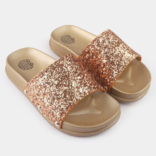 Girls Slipper CL-20-Golden