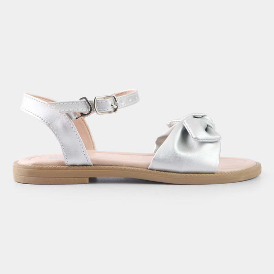 Girls Sandals 456-65-SILVER