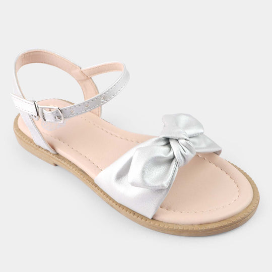 Girls Sandals 456-65-SILVER