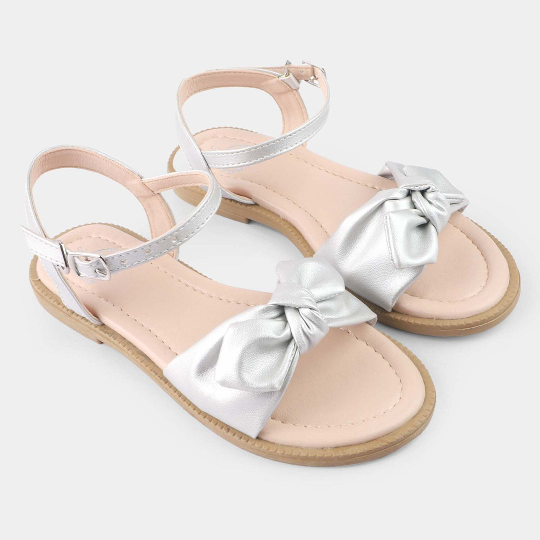 Girls Sandals 456-65-SILVER