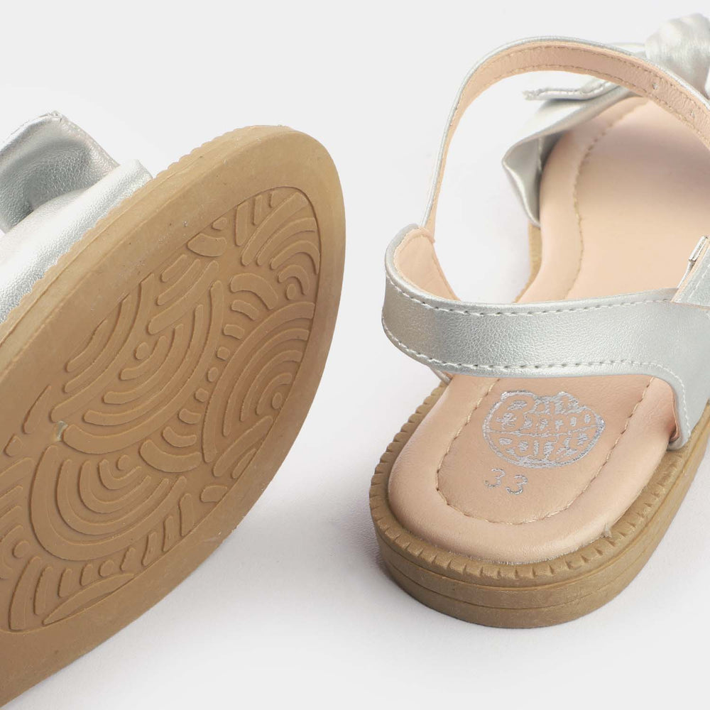 Girls Sandals 456-65-SILVER