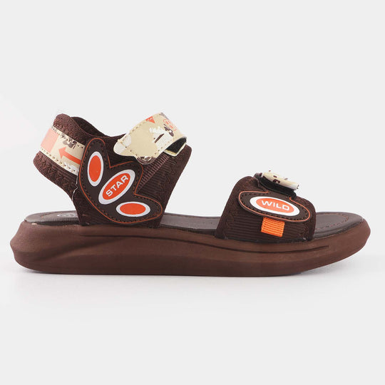 Boys Sandal 2556-10A-BROWN