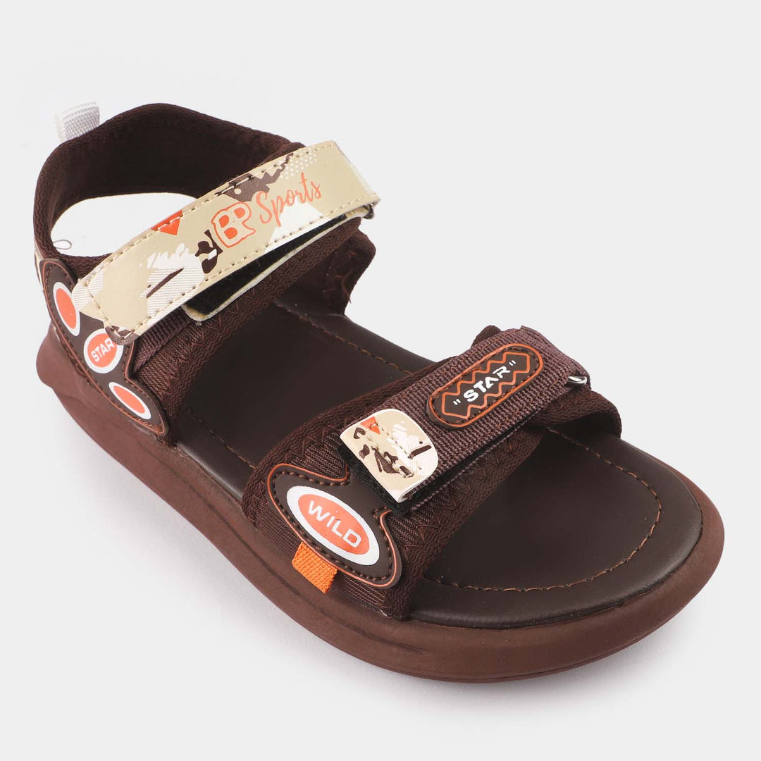 Boys Sandal 2556-10A-BROWN