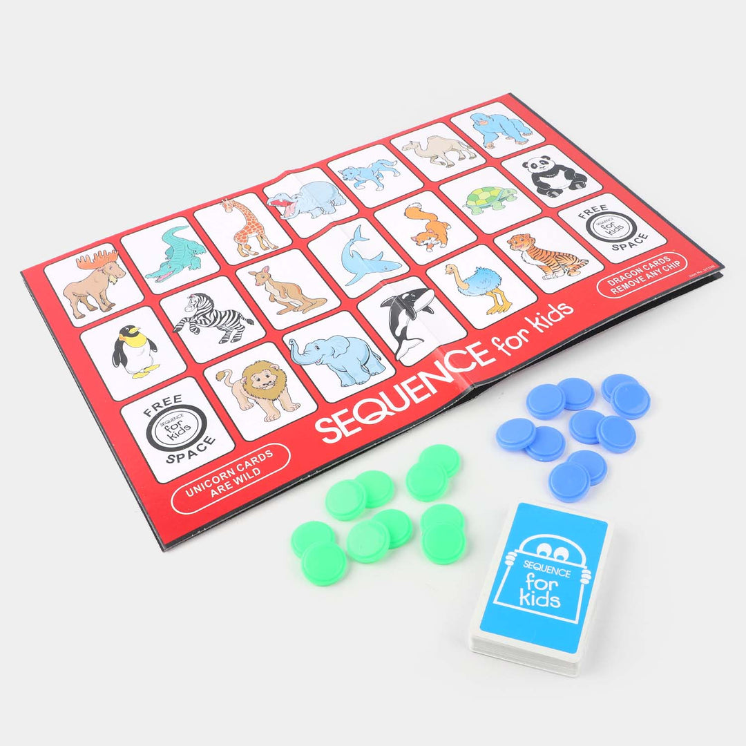 Sequence Game Board For Kids