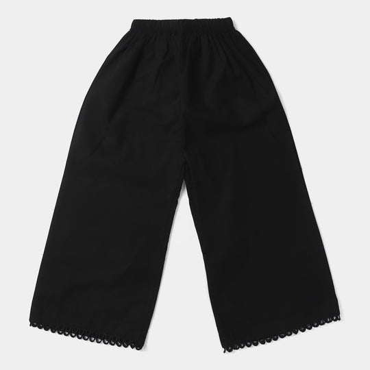 Girls Cotton Eastern Trouser -BLACK