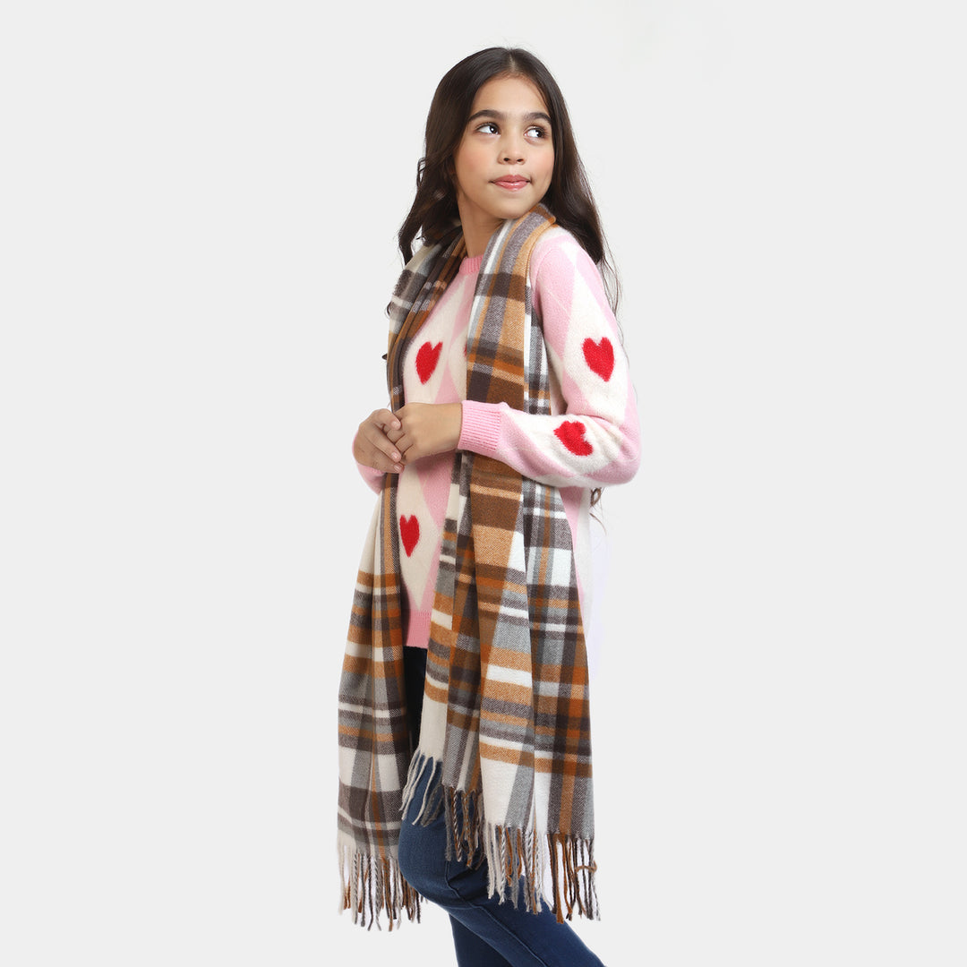 Girls Woolen Scarf Shawl Wrap