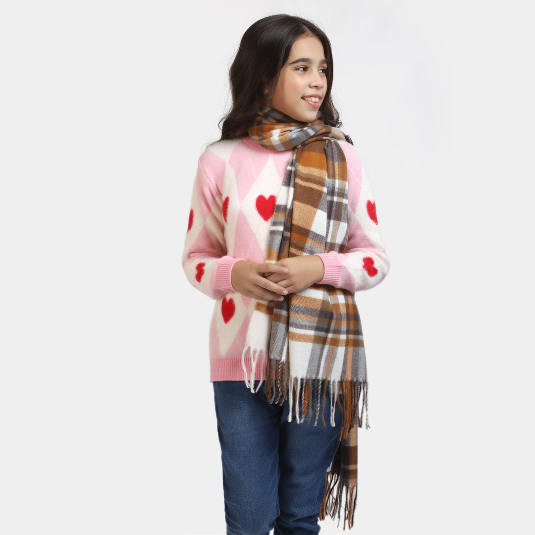 Girls Woolen Scarf Shawl Wrap