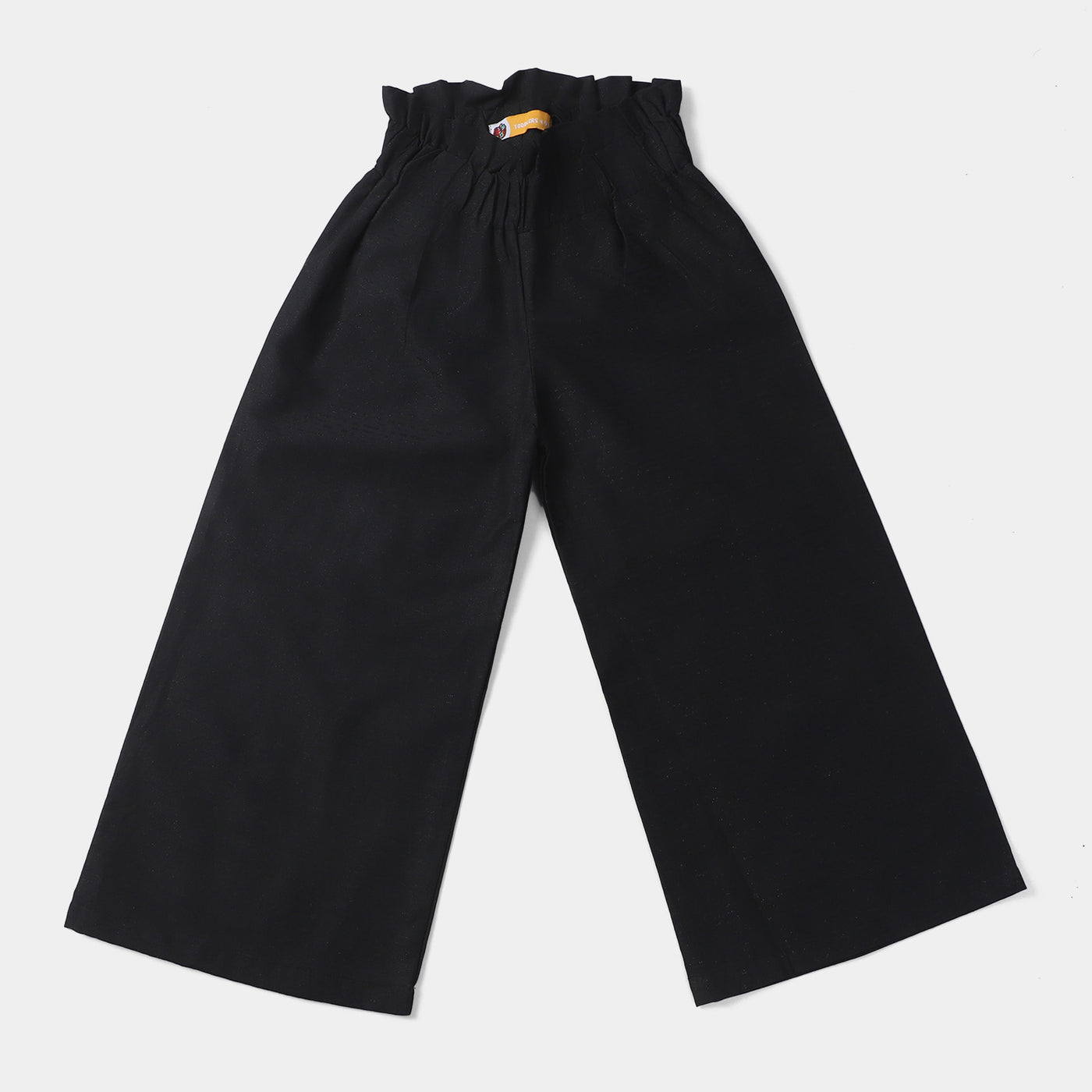 Girls Cotton Pant Shimmer-BLACK