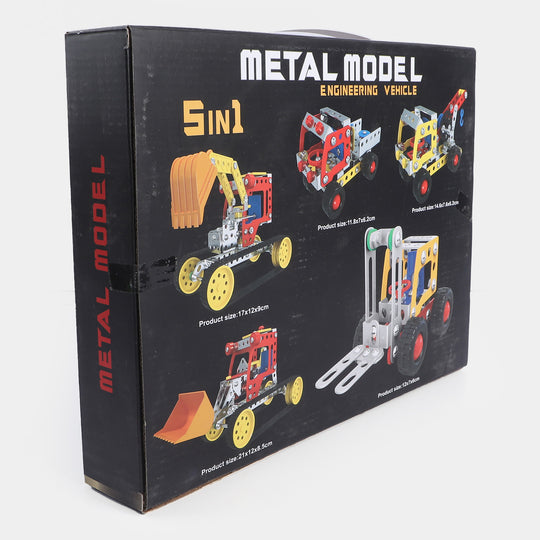 Metal Model Engineering Vehicle | 244Pcs For Kids