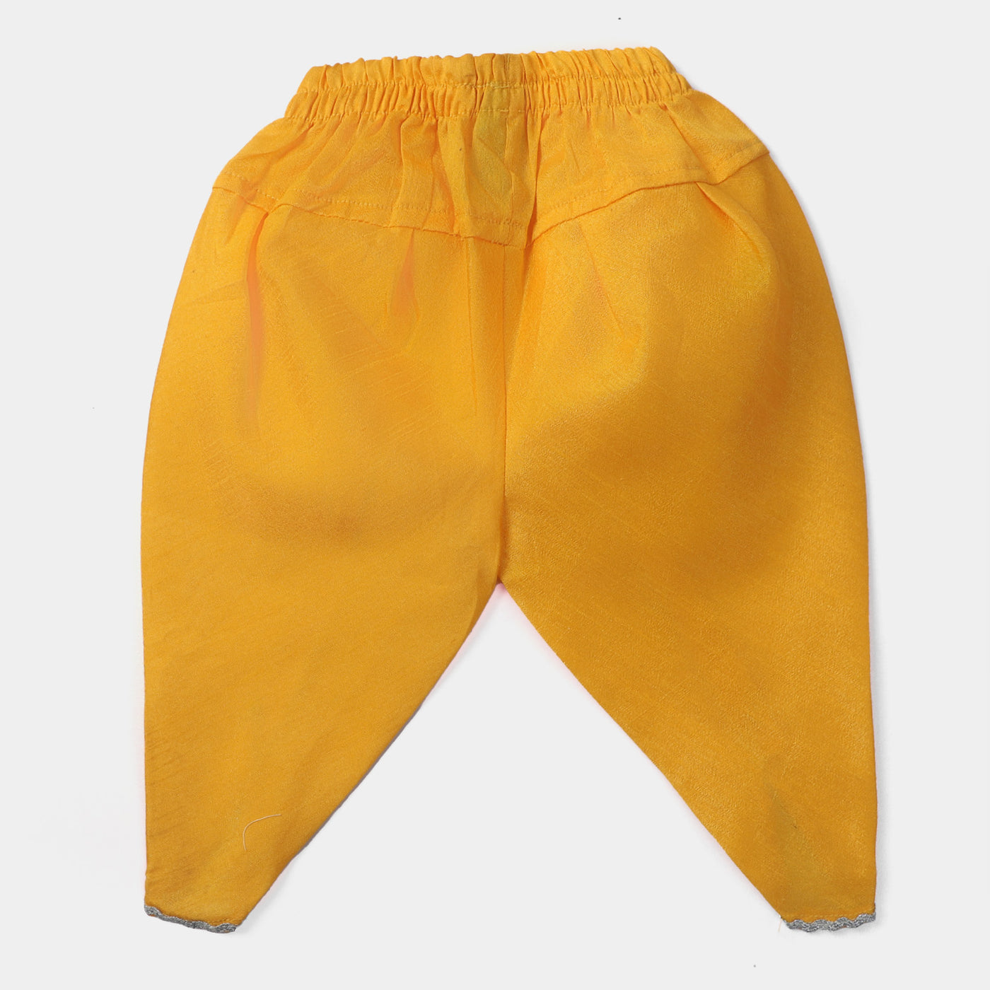 Infant Girls Poly Satin 3 PCs Suit Shine-Corn | Yellow