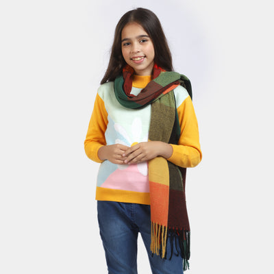 Girls Woolen Scarf Shawl Wrap