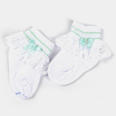 Baby Cotton Lace Frill Socks | 4M+