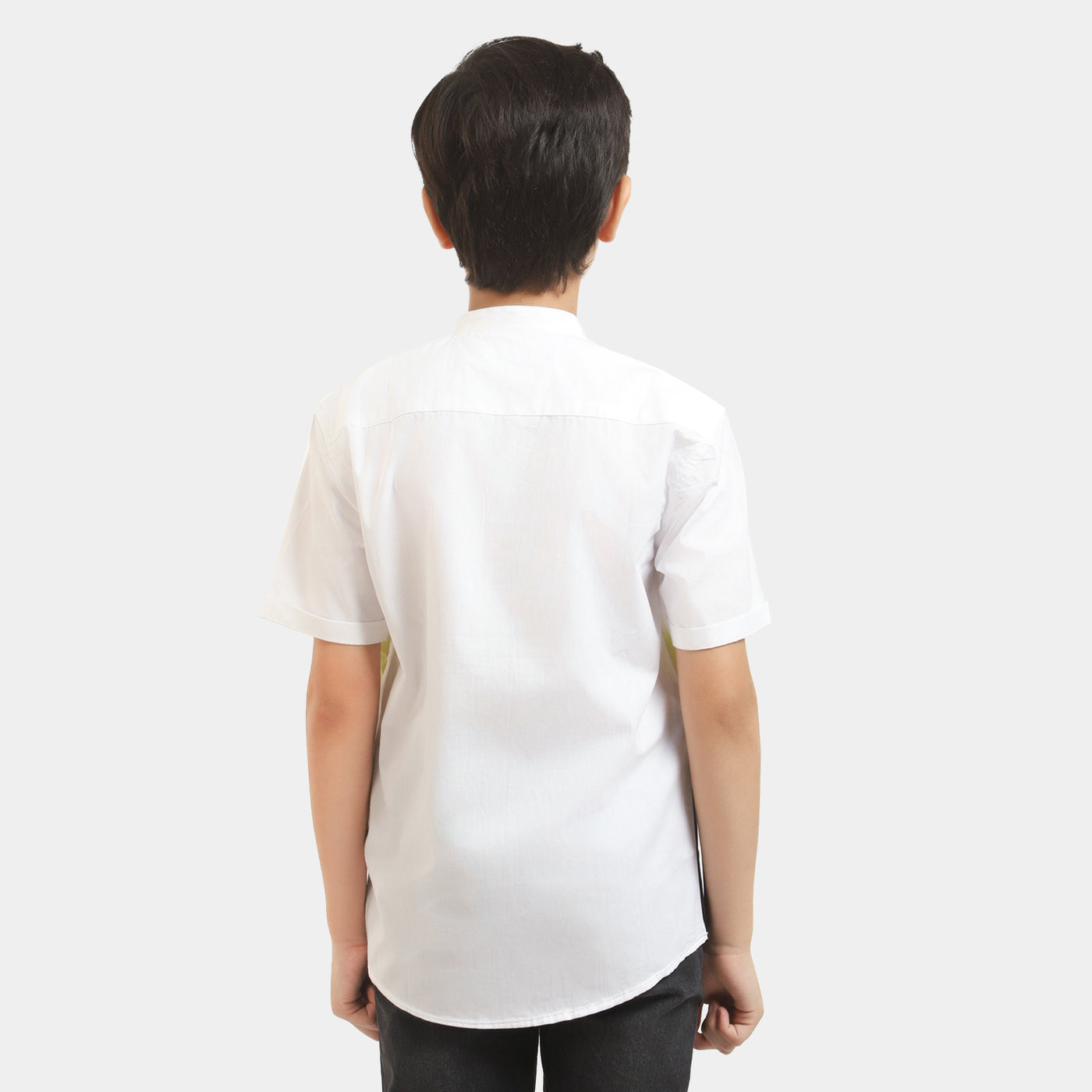 Boys Cotton Casual Shirt Number 1 - White