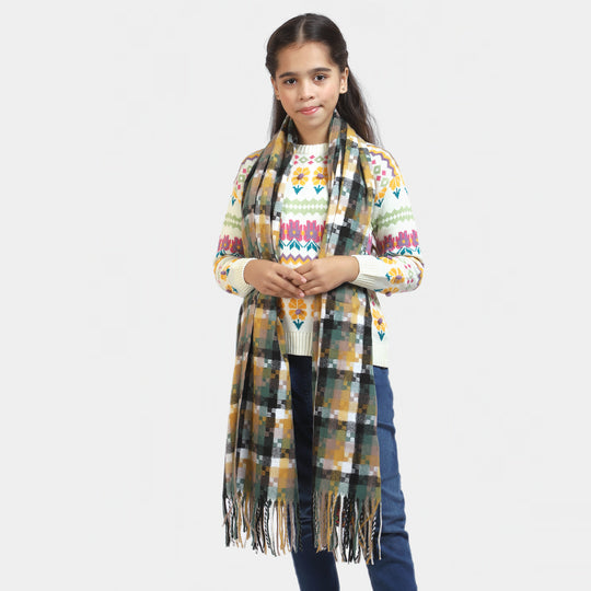 Girls Woolen Scarf Shawl Wrap