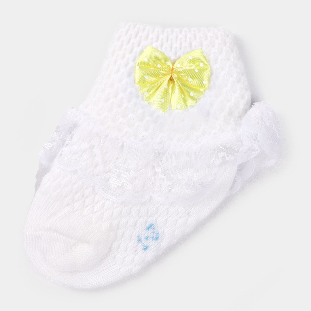 Baby Cotton Lace Frill Socks | 4M+