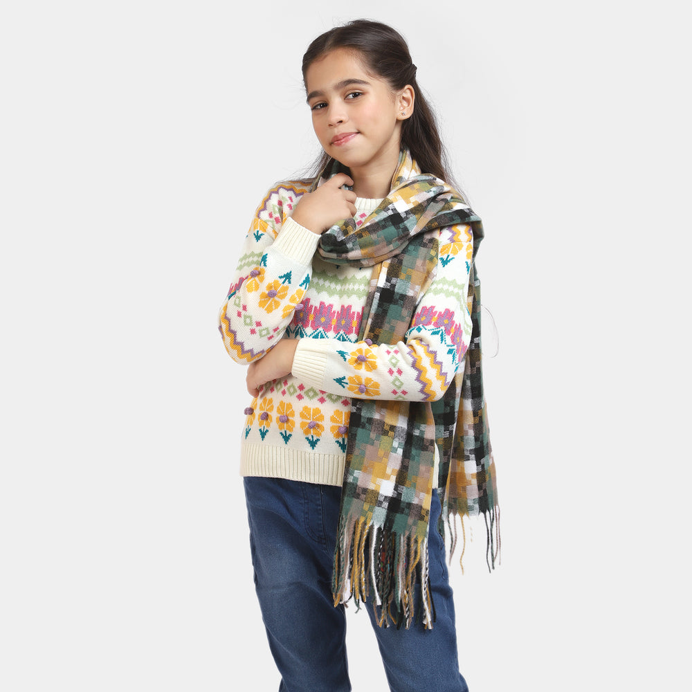 Girls Woolen Scarf Shawl Wrap