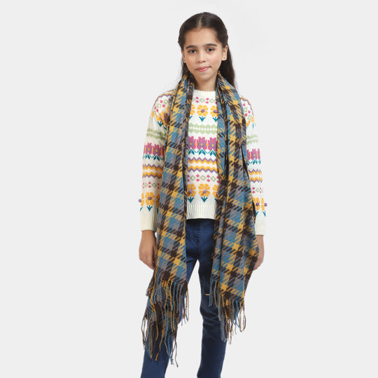 Girls Woolen Scarf Shawl Wrap