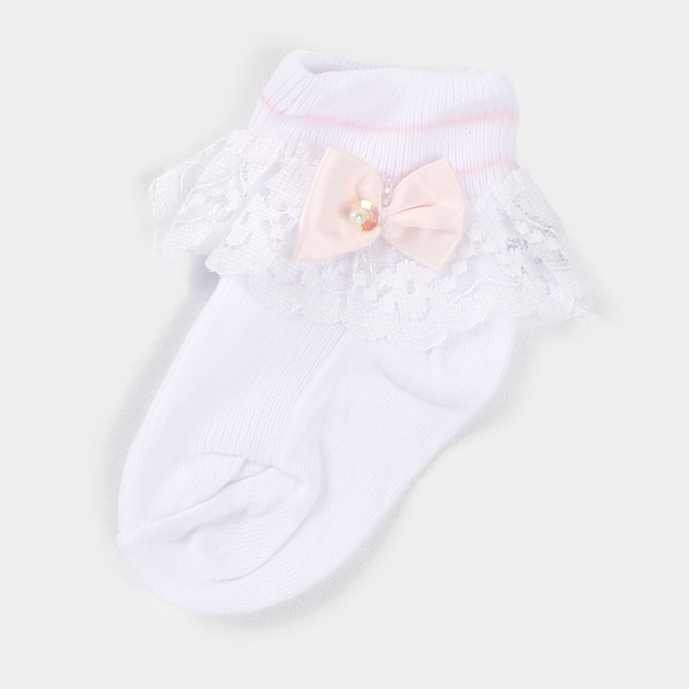 Baby Cotton Lace Frill Socks | 4M+