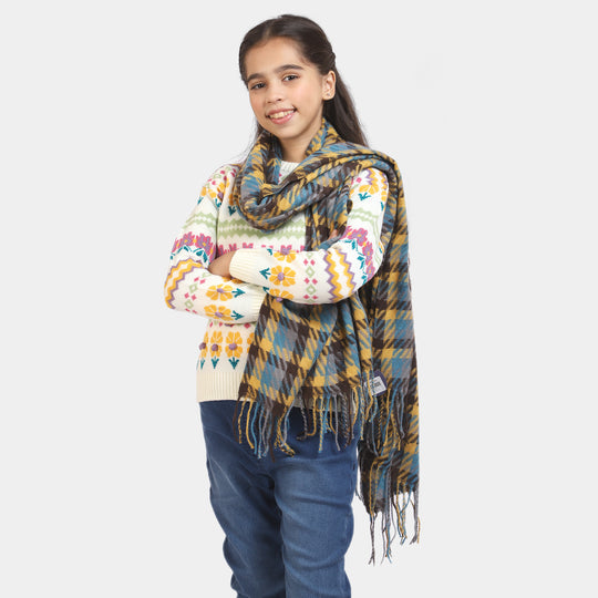 Girls Woolen Scarf Shawl Wrap