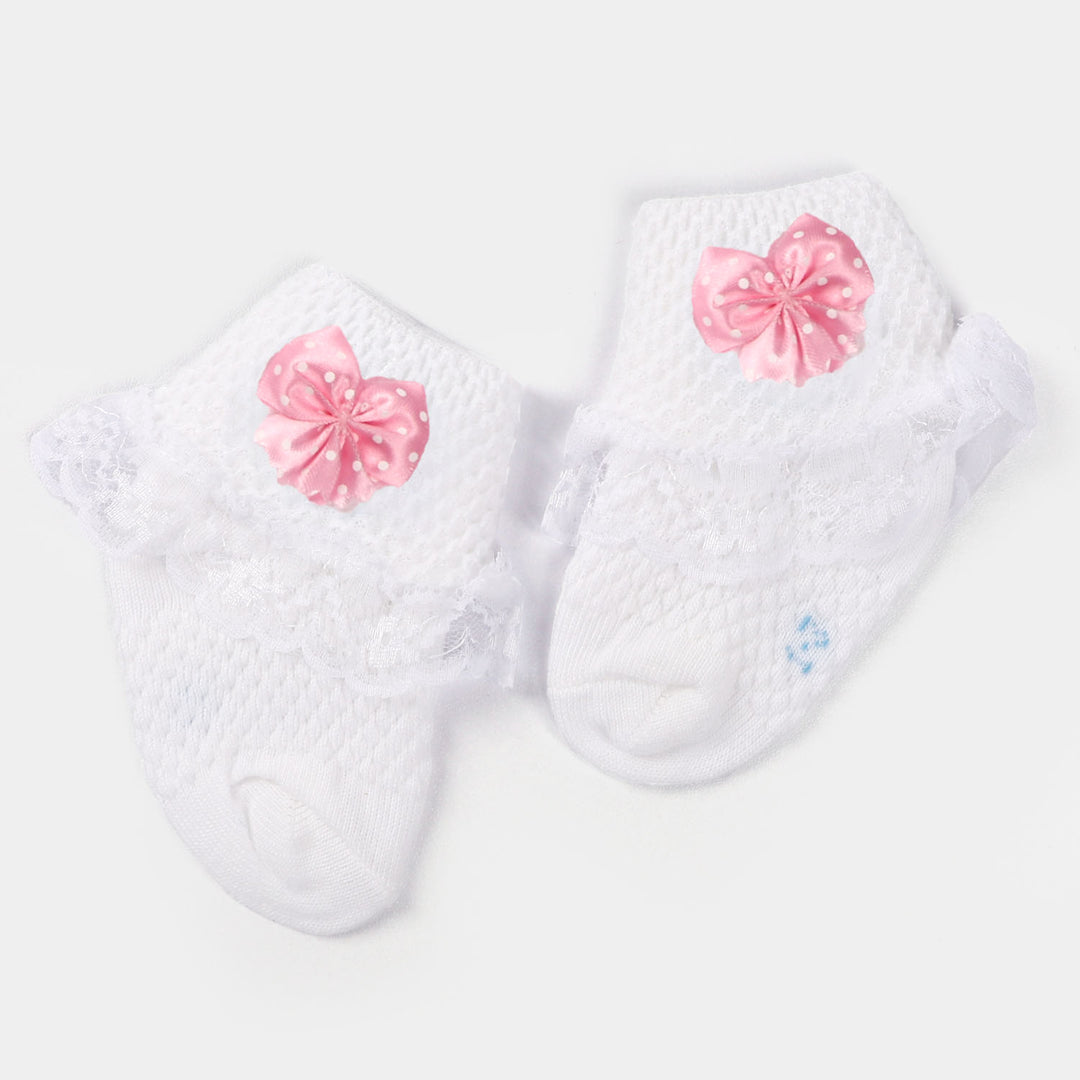 Baby Cotton Lace Frill Socks | 4M+