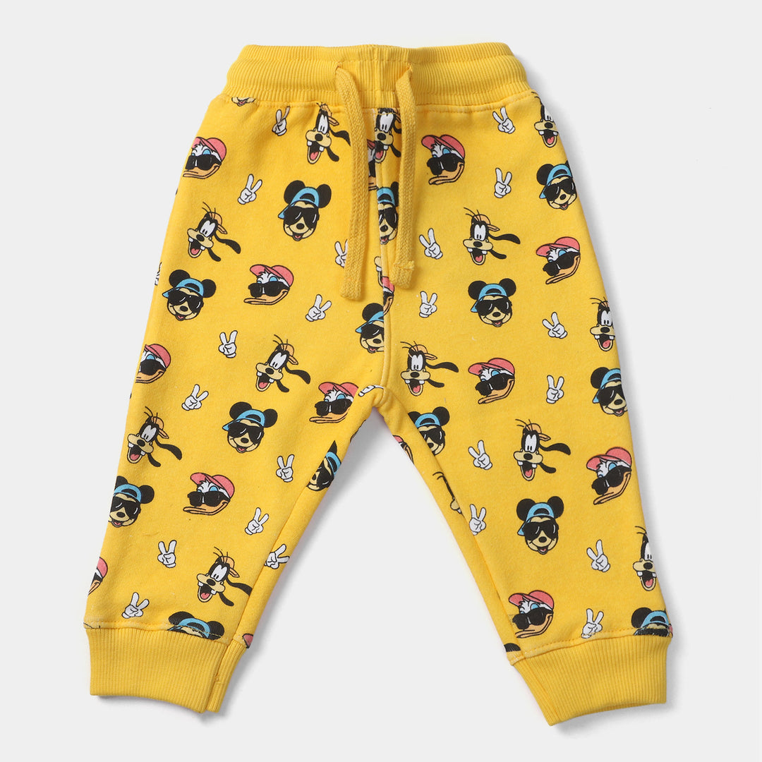 Infant Boys Terry Sleeping Pajama Character-Citrus