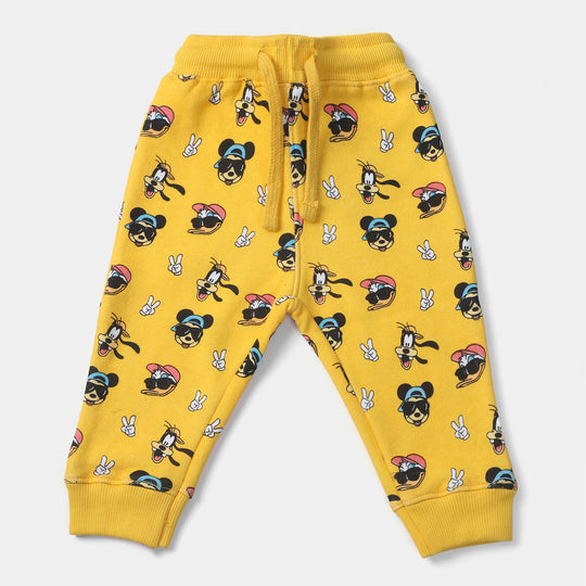 Infant Boys Terry Sleeping Pajama Character-Citrus