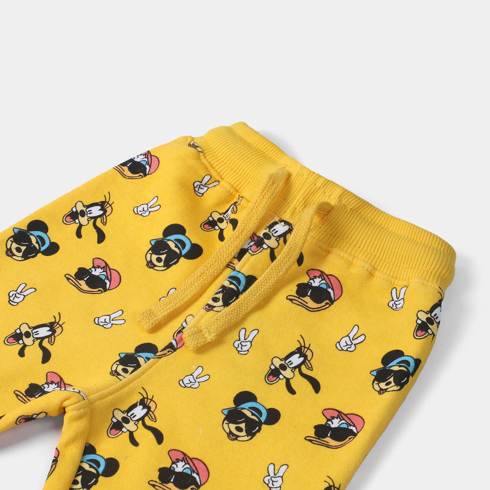 Infant Boys Terry Sleeping Pajama Character-Citrus