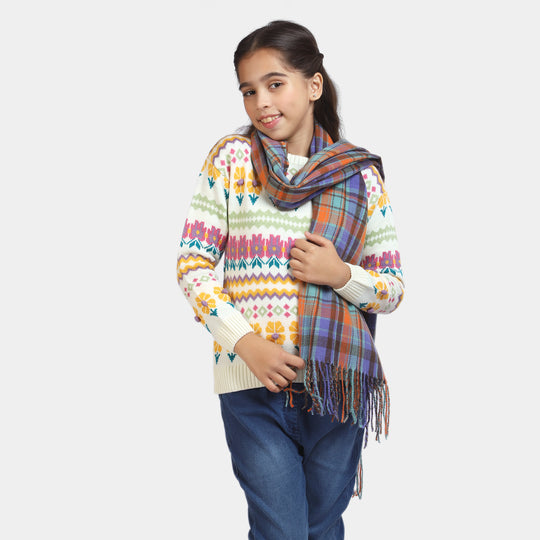 Girls Woolen Scarf Shawl Wrap