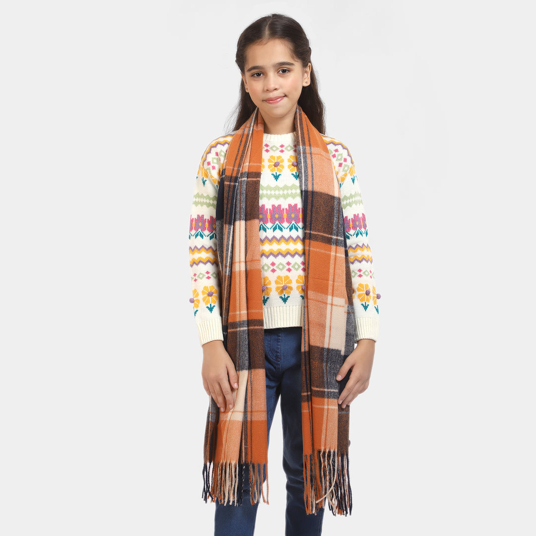 Girls Woolen Scarf Shawl Wrap