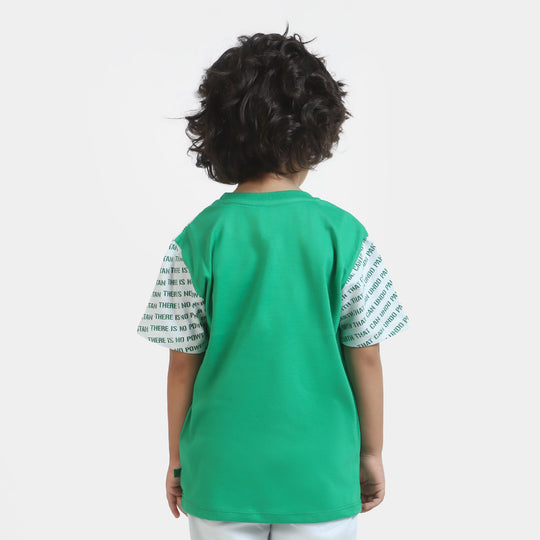 Boys T-Shirt H/S Pakistan 76- Fern Green