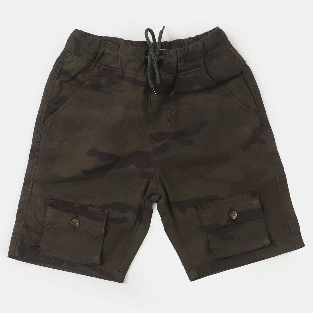 Boys Short Cotton CAMU - Green