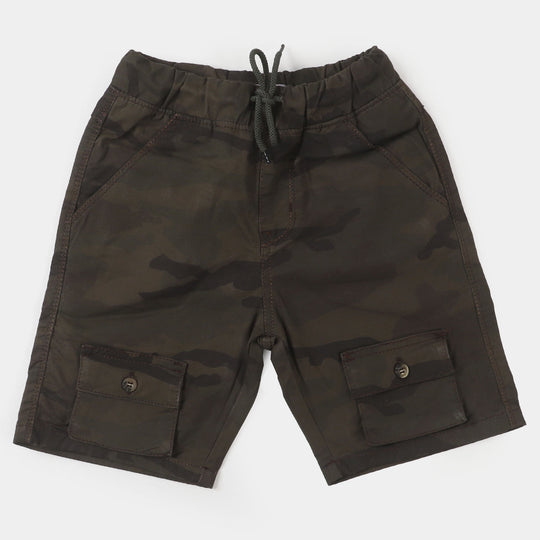 Boys Short Cotton CAMU - Green