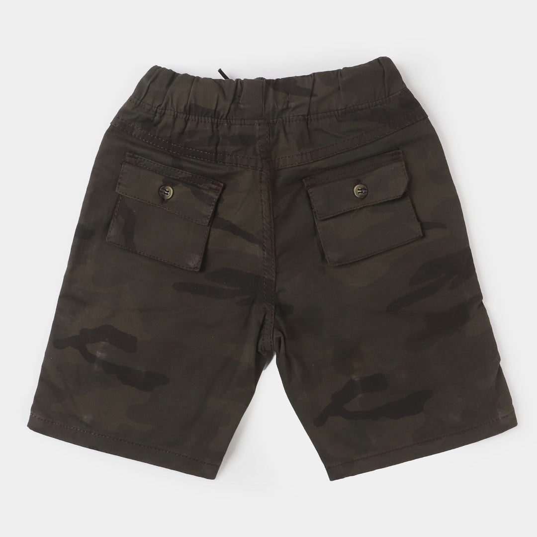Boys Short Cotton CAMU - Green