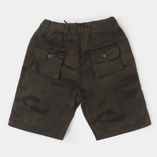 Boys Short Cotton CAMU - Green