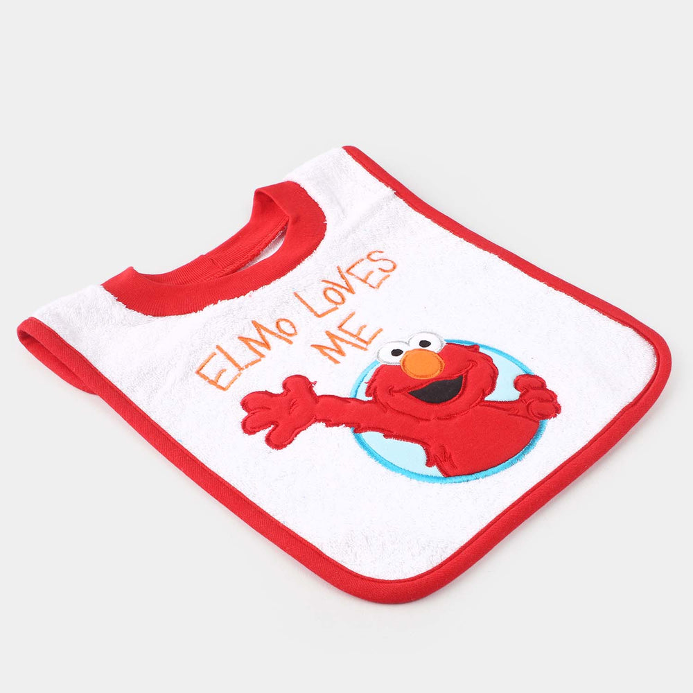 Round Neck Terry Bib | 6M+