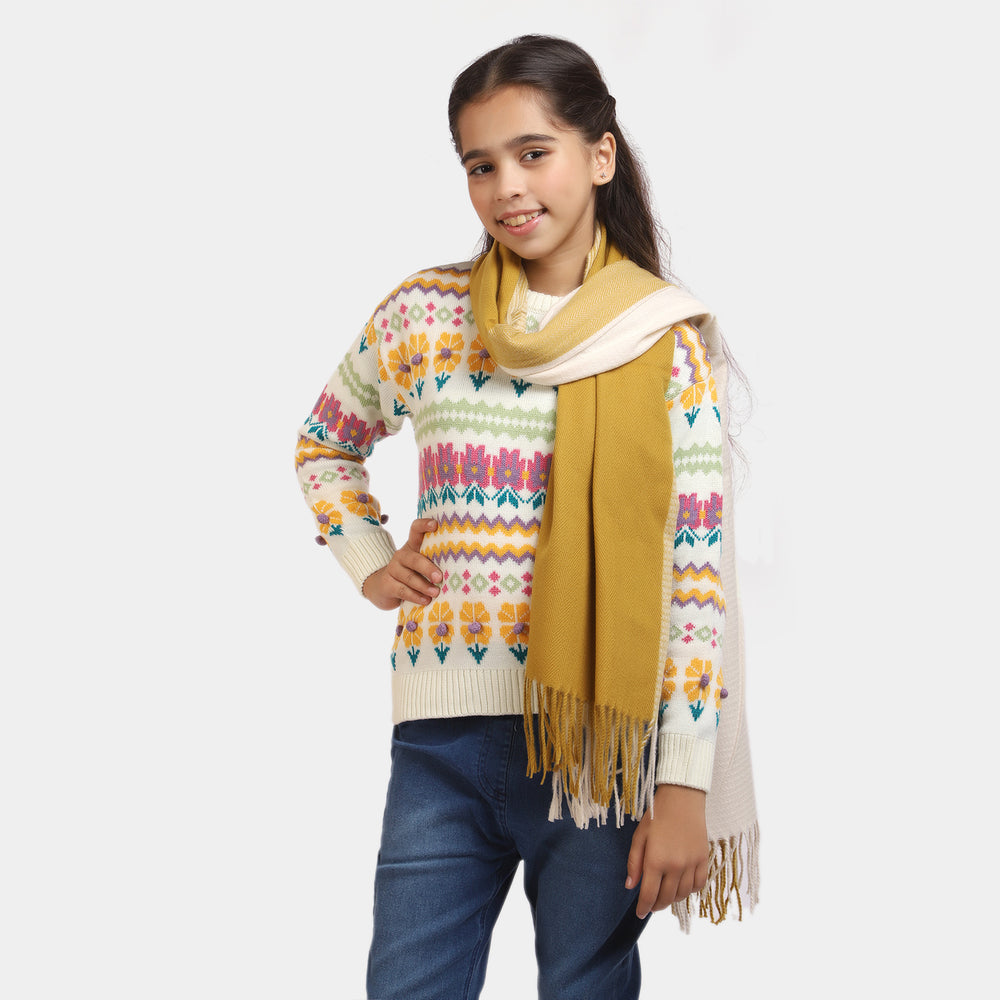 Girls Woolen Scarf Shawl Wrap