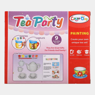 Tea Party Painting Set For Kids
