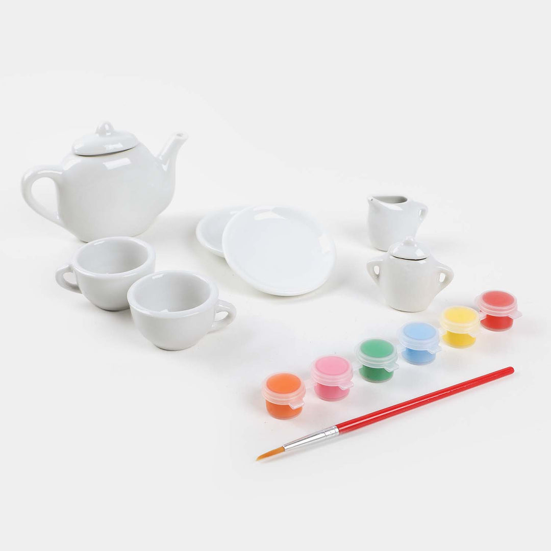 Tea Party Painting Set For Kids