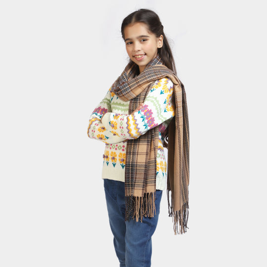 Girls Woolen Scarf Shawl Wrap