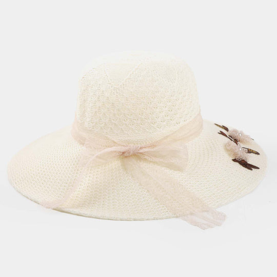 Girls Sun Round Cap/Hat | 7year +