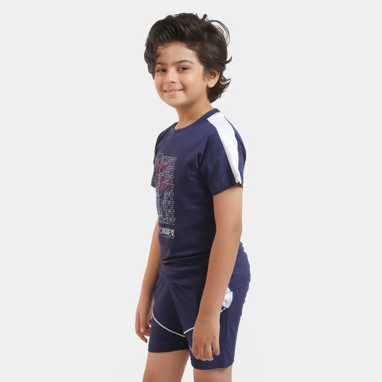 Boys 2 Piece Suit - Navy